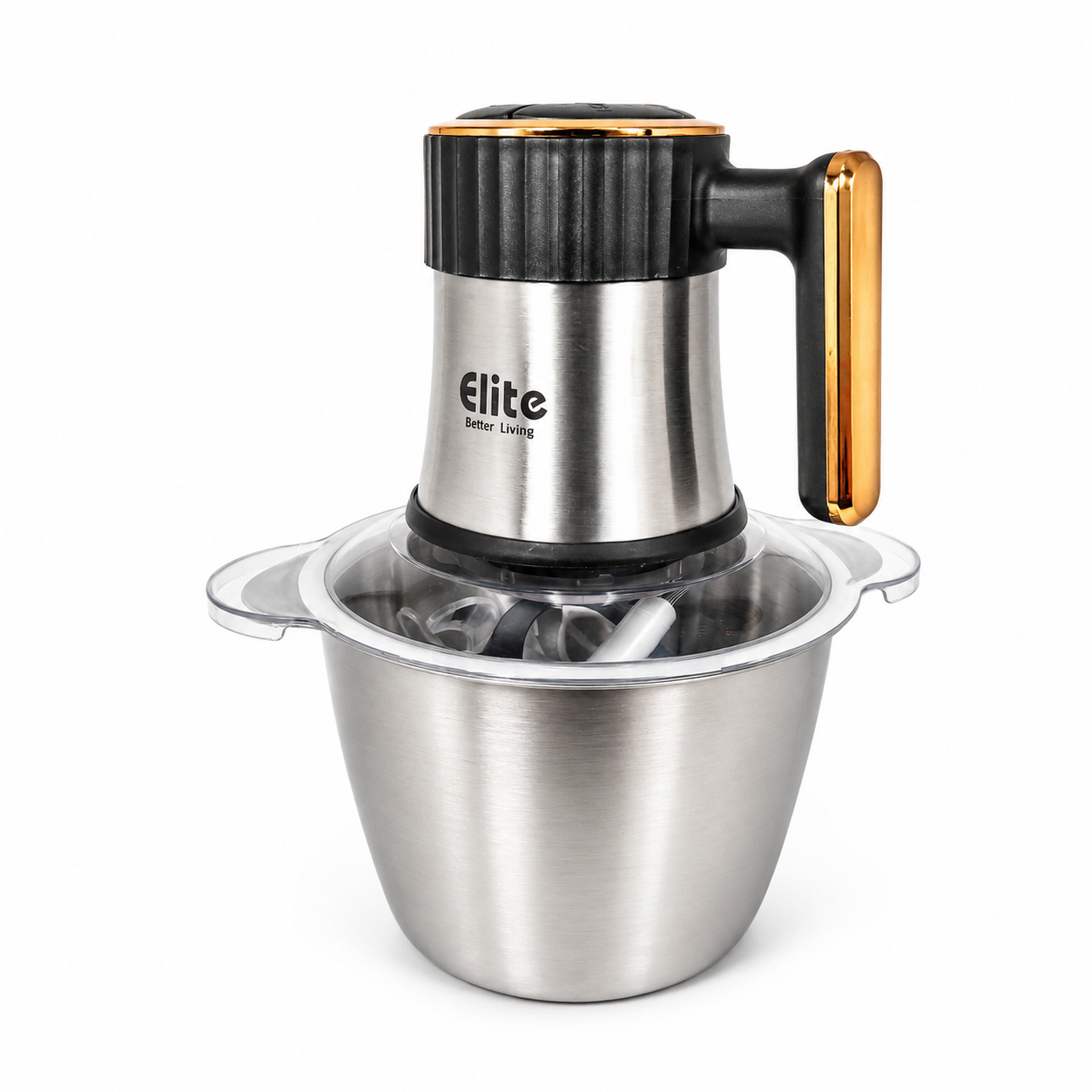 هاشور كهربائي Elite — وعاء ستانلس 3 لتر، 5 سرعات - الصورة 4